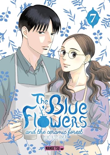 The blue flowers and the ceramic forest