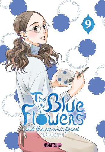 The blue flowers and the ceramic forest